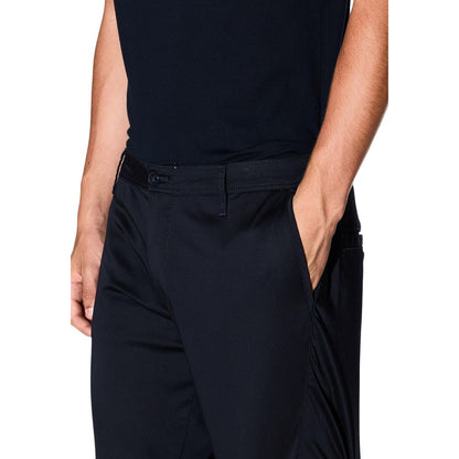 Armani Exchange Blue Cotton Skinny Pants