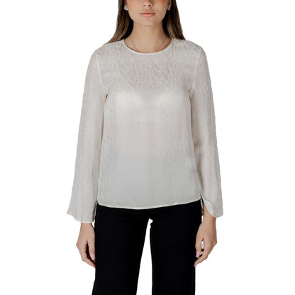 Armani Exchange Cream Viscose Blouse