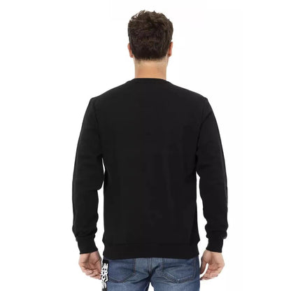 Automobili Lamborghini Black Cotton Men's Sweater