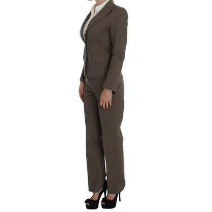BENCIVENGA Beige Wool Cotton Suit