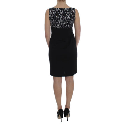 BENCIVENGA Black Stretch Sheath Dress & Sweater Set