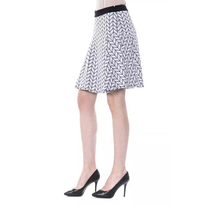 BYBLOS Black Marabou Women Skirt