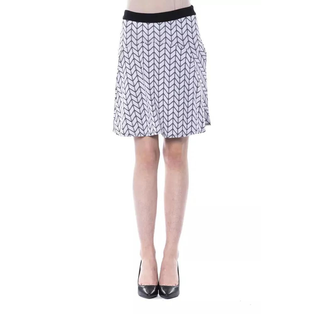 BYBLOS Black Marabou Women Skirt
