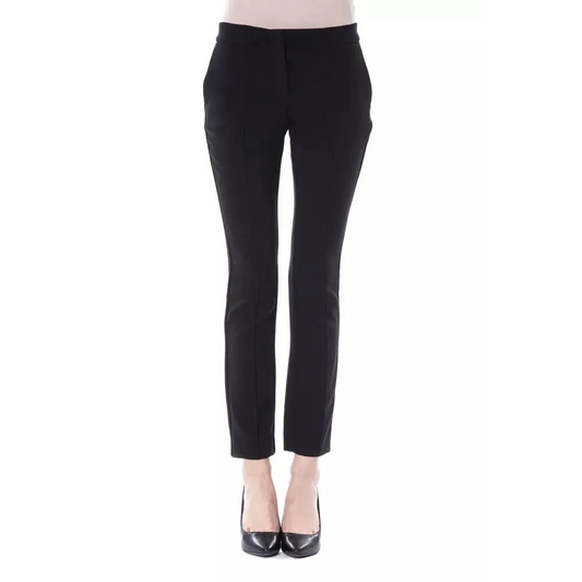 BYBLOS Black Polyester Women Pants