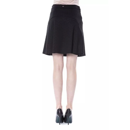 BYBLOS Black Polyester Women Skirt