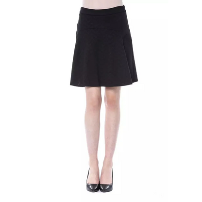 BYBLOS Black Polyester Women Skirt