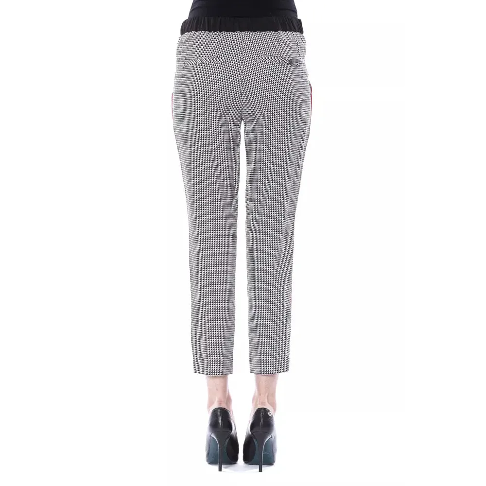 BYBLOS Black Viscose Women Pant