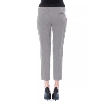 BYBLOS Black Viscose Women Pant