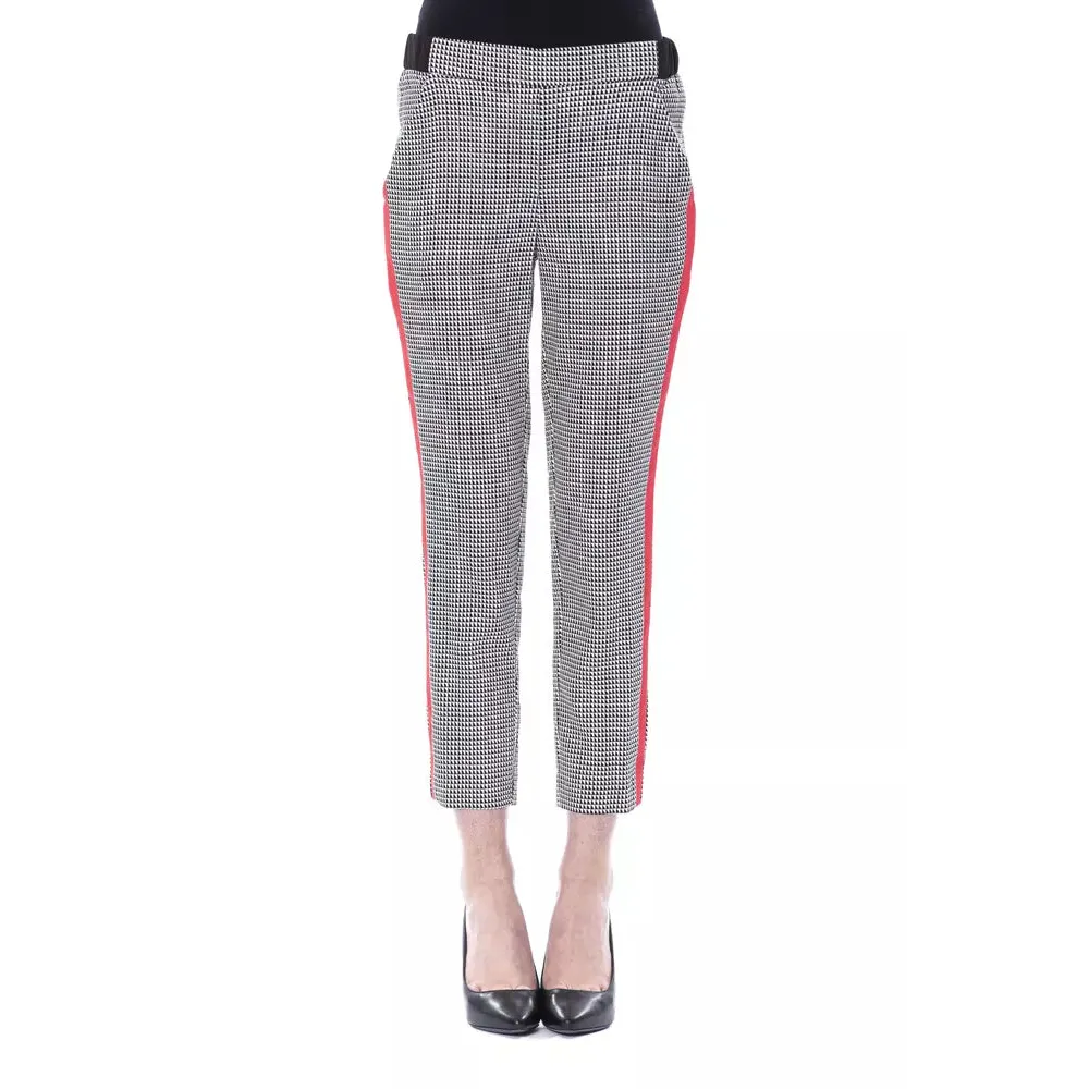 BYBLOS Black Viscose Women Pant