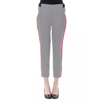 BYBLOS Black Viscose Women Pant