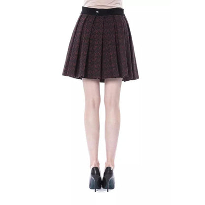 BYBLOS Brown Cotton Women Skirt