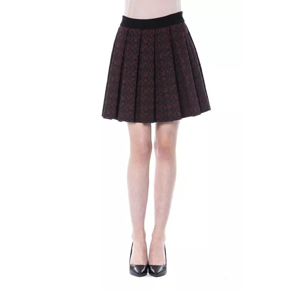 BYBLOS Brown Cotton Women Skirt