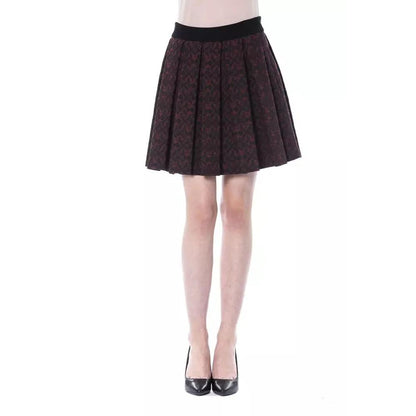 BYBLOS Brown Cotton Women Skirt