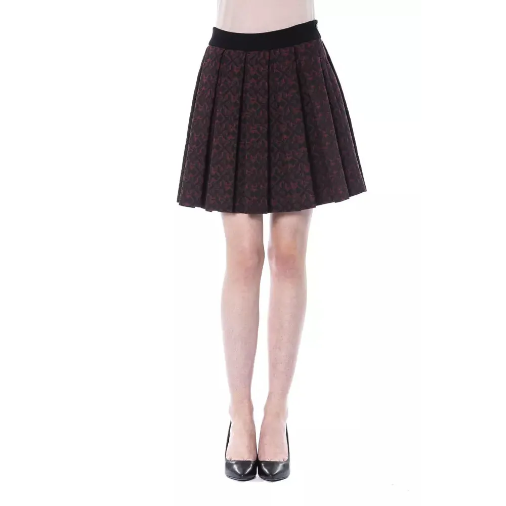 BYBLOS Brown Cotton Women Skirt