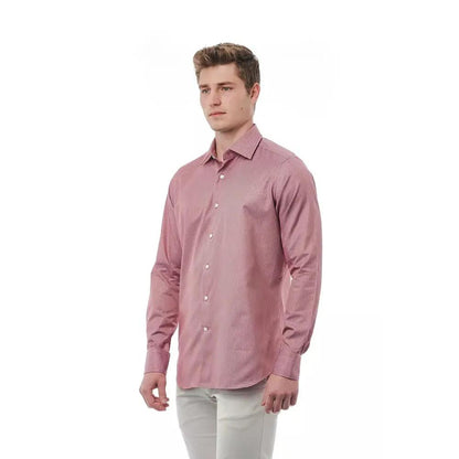 Bagutta Red Cotton Men Shirt