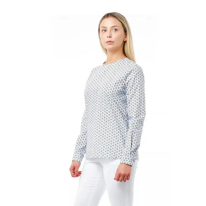 Bagutta White Cotton Women Blouse
