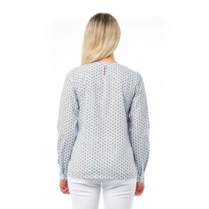 Bagutta White Cotton Women Blouse