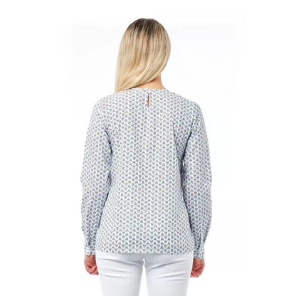 Bagutta White Cotton Women Blouse