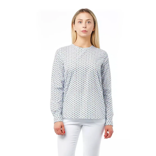 Bagutta White Cotton Women Blouse