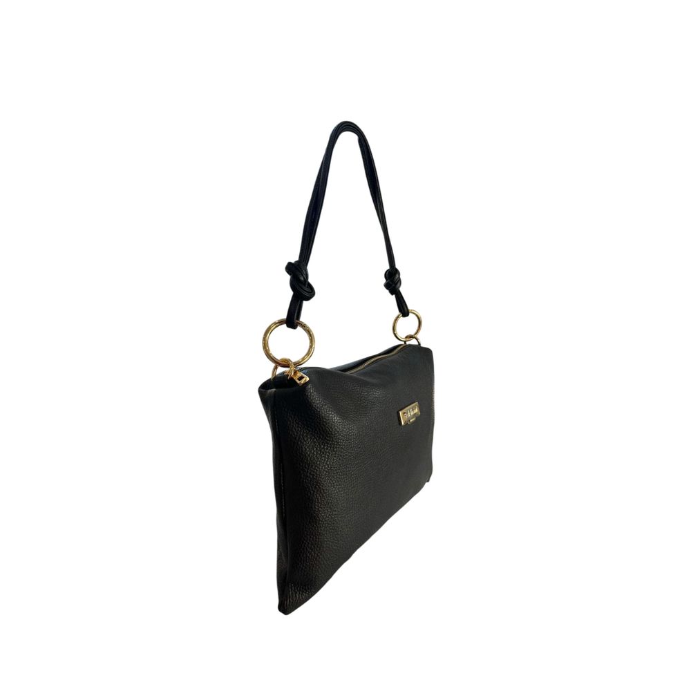 Baldinini Trend Black Leather Women Bag