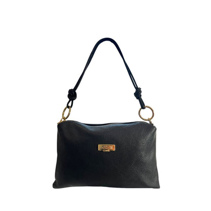 Baldinini Trend Black Leather Women Bag