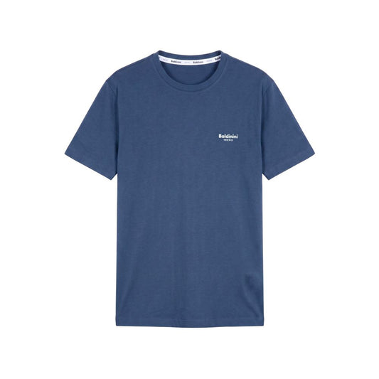Baldinini Trend Blue Cotton Men T-shirt