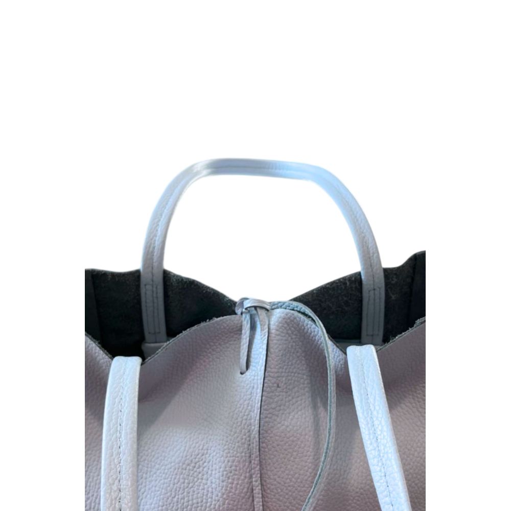 Baldinini Trend Blue Leather Women Bag