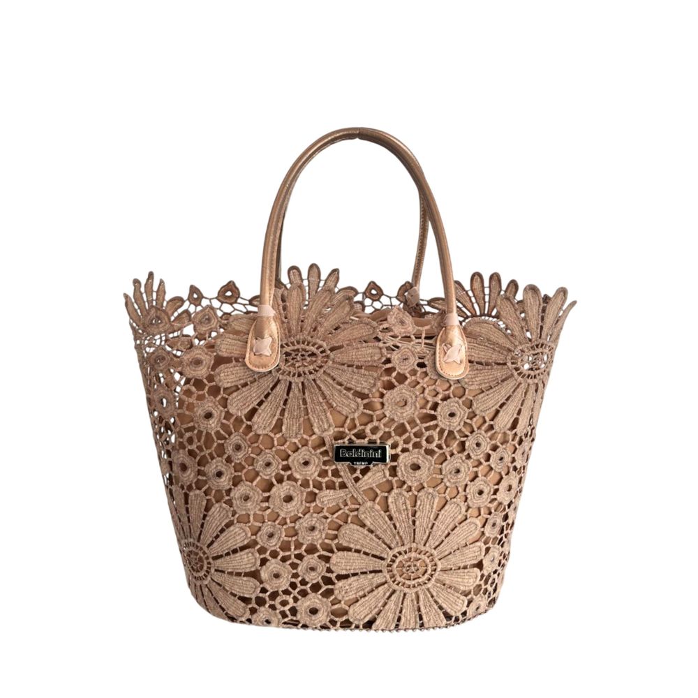 Baldinini Trend Brown PU Women Handbag