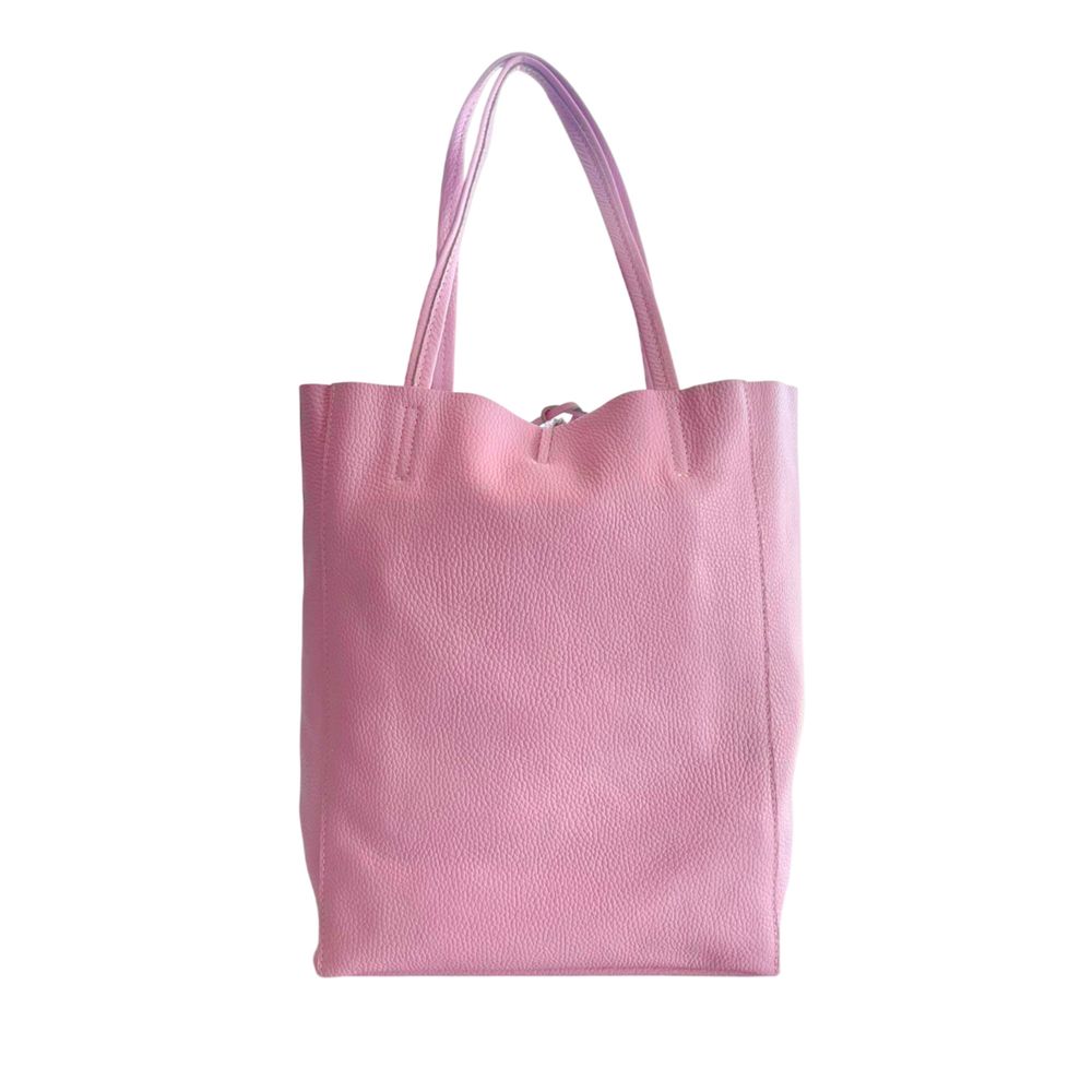 Baldinini Trend Pink Leather Women Bag