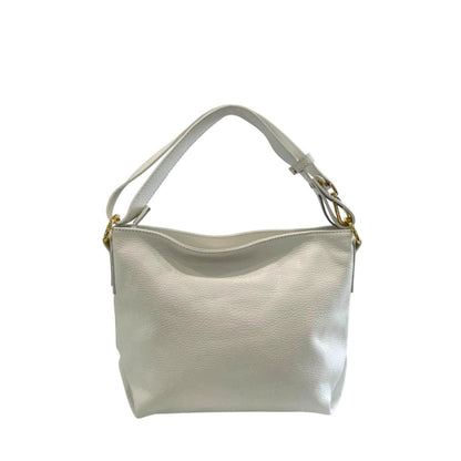 Baldinini Trend White Cowhide Women Bag