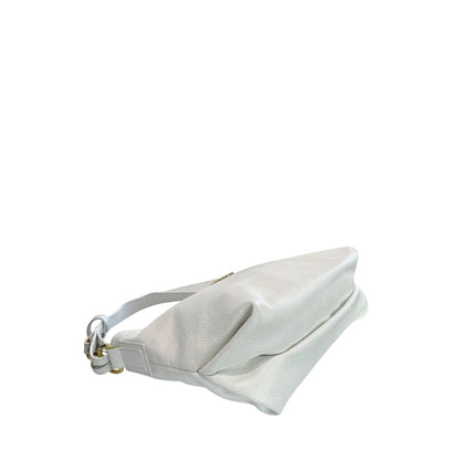 Baldinini Trend White Cowhide Women Bag