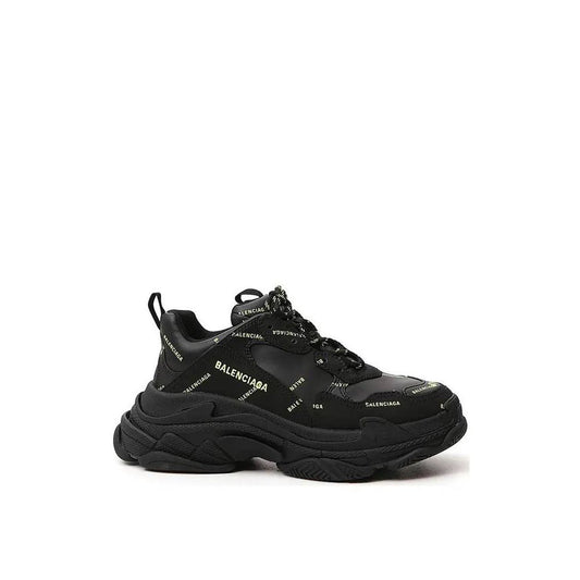 Balenciaga Black Calfskin Chunky Sneakers