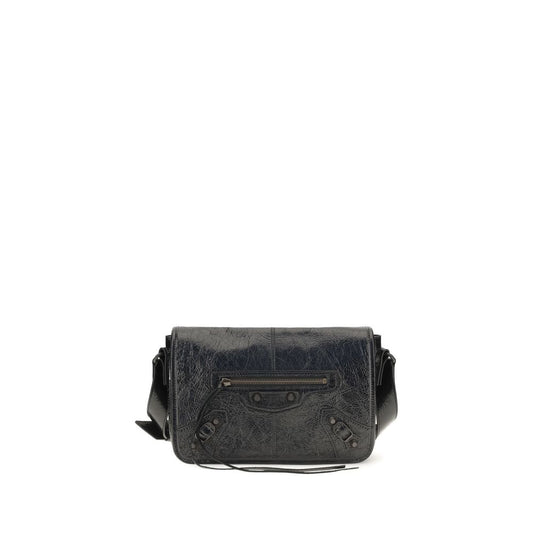 Balenciaga Black Lamb Ovis Aries Aries Shoulder Bag
