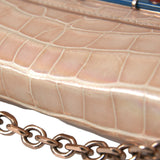 Balenciaga Elegant Mini Chain Beige Clutch Aften Elegance Taske-Modeoutlet