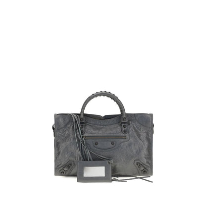 Balenciaga Gray Lamb Ovis Aries Aries Shoulder Bag
