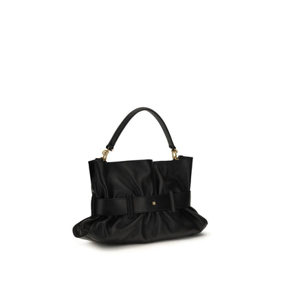 Balmain Black Calf Leather Bos Taurus Handbag