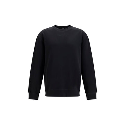 Balmain Black Cotton Sweatshirt