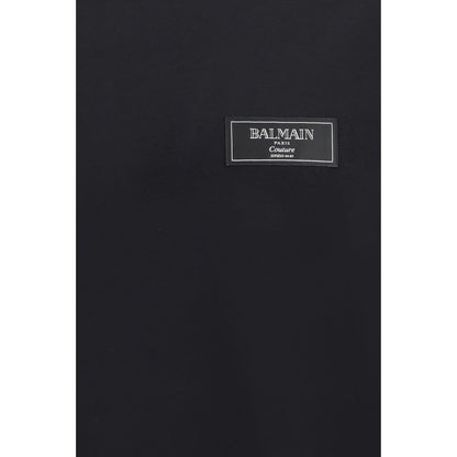 Balmain Black Cotton T-Shirt