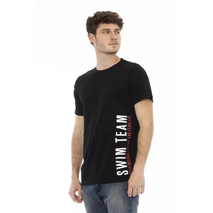Bikkembergs Black Cotton Men T-Shirt
