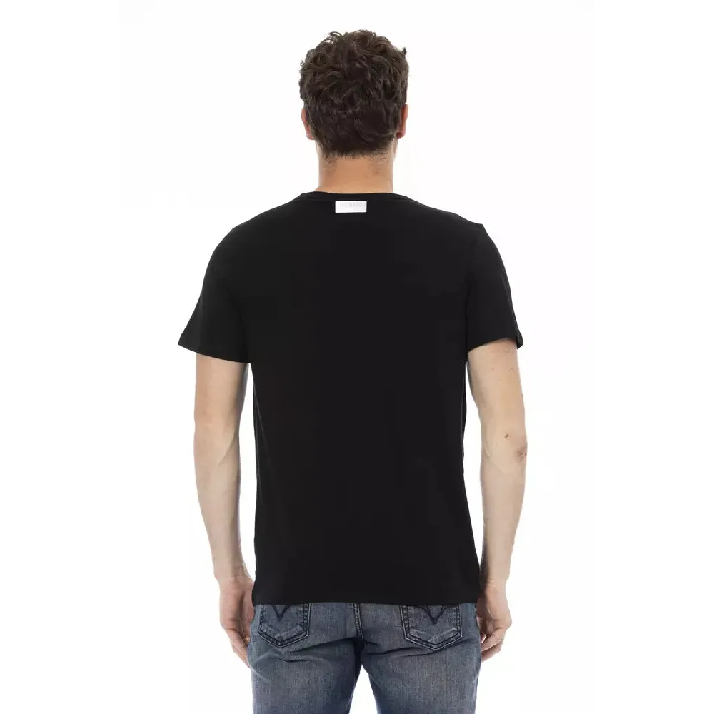 Bikkembergs Black Cotton Men T-Shirt