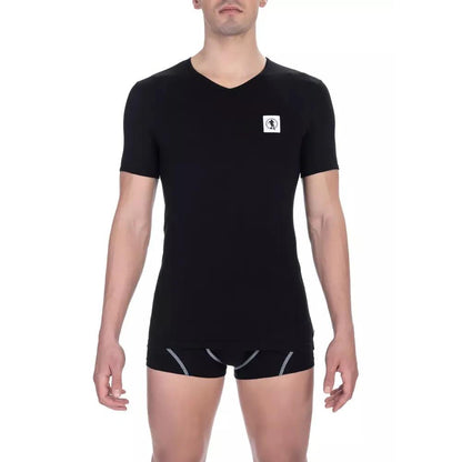 Bikkembergs Black Cotton Men's T-Shirt
