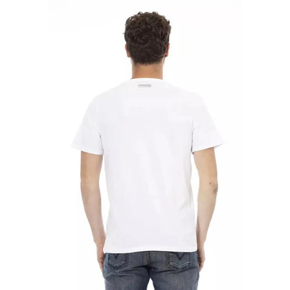 Bikkembergs White Cotton Men T-Shirt
