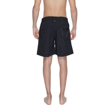 Blauer Black Polyamide Swim Short