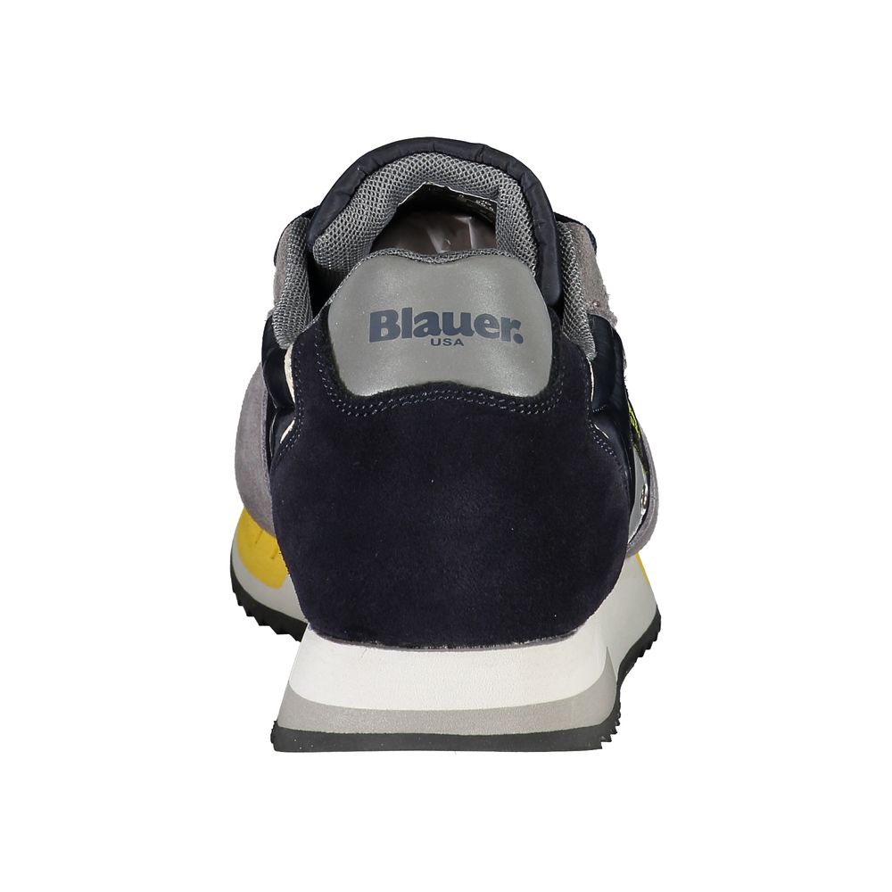 Blauer Blue Leather Men Sneaker