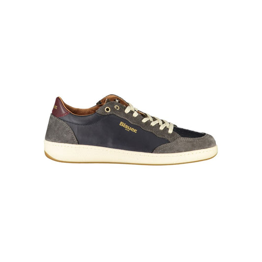Blauer Blue Leather Men Sneaker