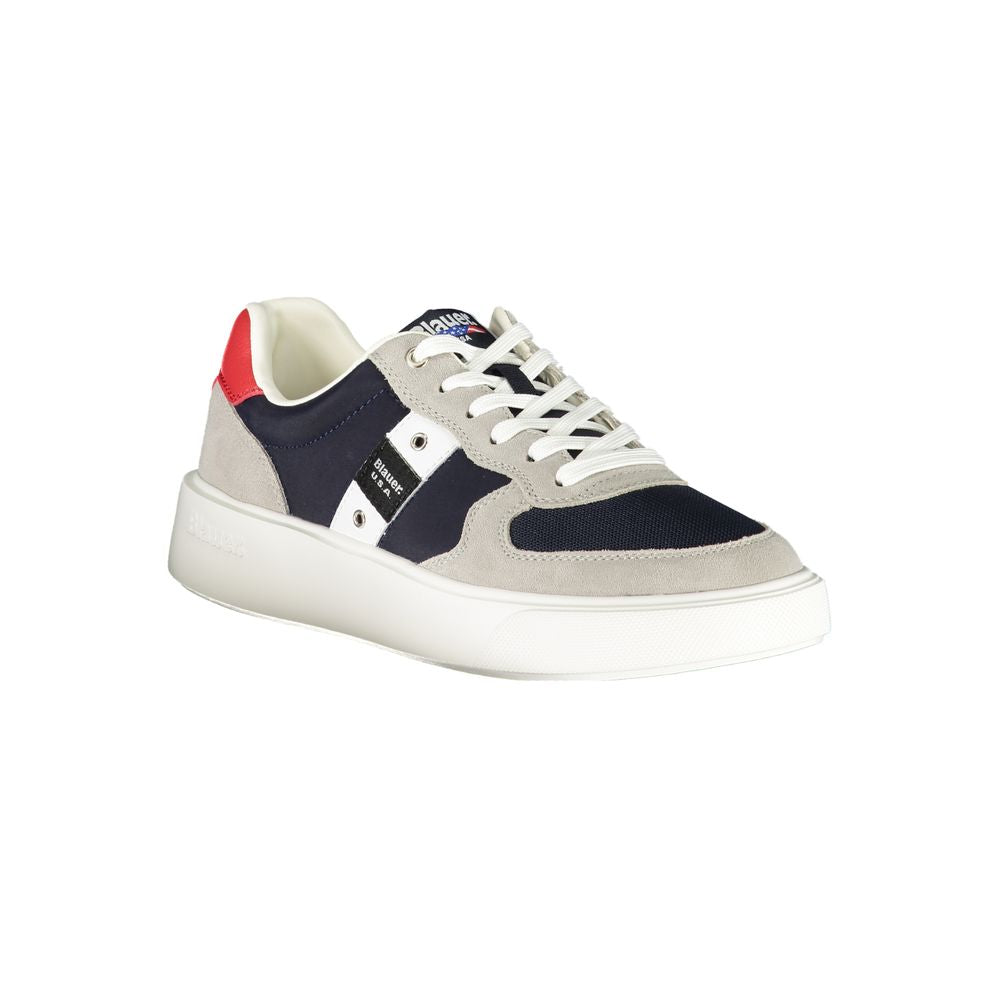 Blauer Blue Polyurethane Men Sneaker