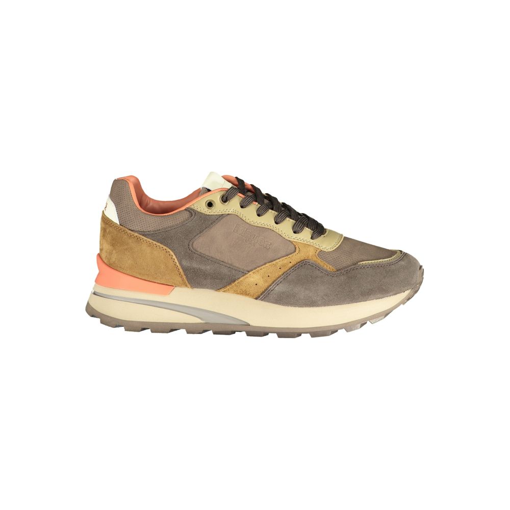 Blauer Brown Polyethylene Men Sneakers