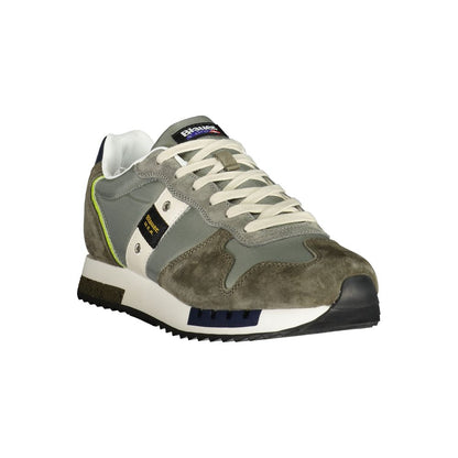 Blauer Green Polyester Mens Sneakers