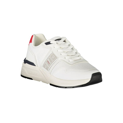Blauer White Polyester Men Sneakers