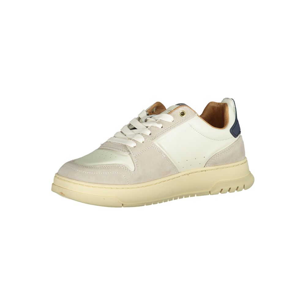 Blauer White Polyethylene Men Sneakers
